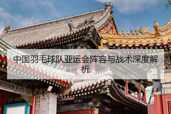 中国羽毛球队亚运会阵容与战术深度解析